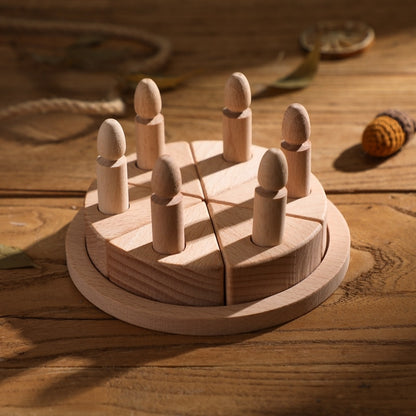 ウッドトイ 木製 おもちゃ 誕生日 ケーキ ベビー ブロック おままごと - mamahalo shop - Toy (おもちゃ・木製玩具）etc. - ベビー服 - 子供服 - 男の子 - 女の子