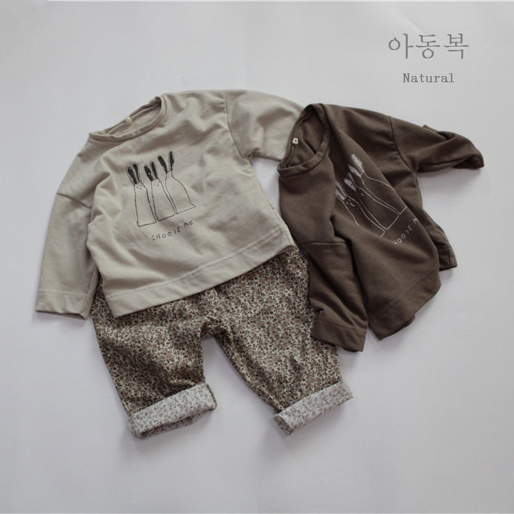 -キッズ うさぎ ラビット 長袖 Tシャツ トップス - mamahalo shop - 長袖Tシャツ -  べビー服 - 子供服 - 男の子 - 女の子