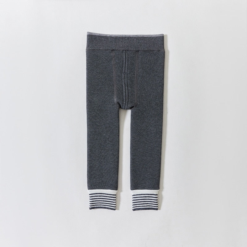 -ベビー 裏フリース 厚手 レギンス レギパン ボーダー 暖パン タイツ - mamahalo shop - ベビー用靴下・タイツ -  べビー服 - 子供服 - 男の子 - 女の子