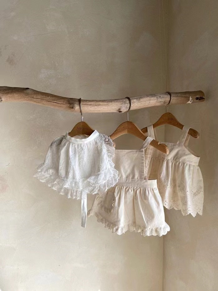 -ベビー レース フリル エプロン【mh0001531】 - mamahalo shop - ベビーキッズその他アクセサリー -  べビー服 - 子供服 - 男の子 - 女の子