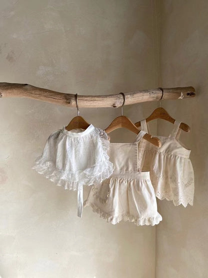 -ベビー レース フリル エプロン【mh0001531】 - mamahalo shop - ベビーキッズその他アクセサリー -  べビー服 - 子供服 - 男の子 - 女の子