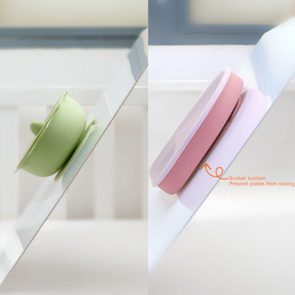 -ベビー シリコン 防水 よだれかけ 吸盤 ボウル プレート カップ スプーン フォーク 食器 - mamahalo shop - ベビーキッズ食器 -  べビー服 - 子供服 - 男の子 - 女の子