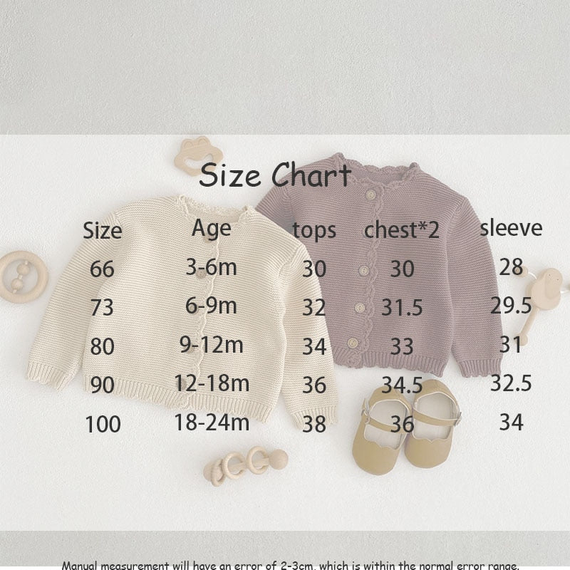 -ベビー ニット 長袖 カーディガン ジャケット - mamahalo shop - カーディガン・パーカー -  べビー服 - 子供服 - 男の子 - 女の子