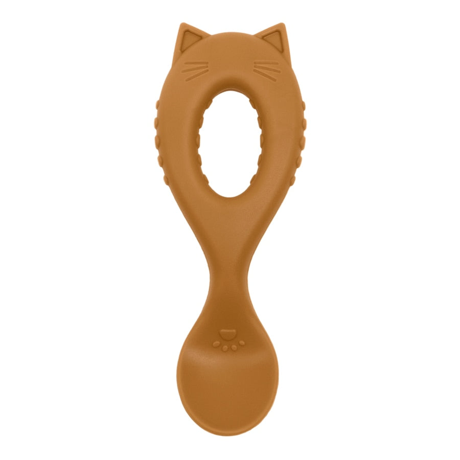 -# ベビー セット シリコン プレート トレーニング スプーン 食器  ネコ【mh0001583】 - mamahalo shop - ベビーキッズ食器 -  べビー服 - 子供服 - 男の子 - 女の子