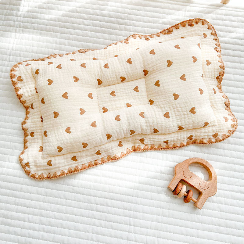 -ベビー お昼寝 枕 ピロー くま ベア レモン ハート チェリー レインボー - mamahalo shop - ベビー寝具 -  べビー服 - 子供服 - 男の子 - 女の子