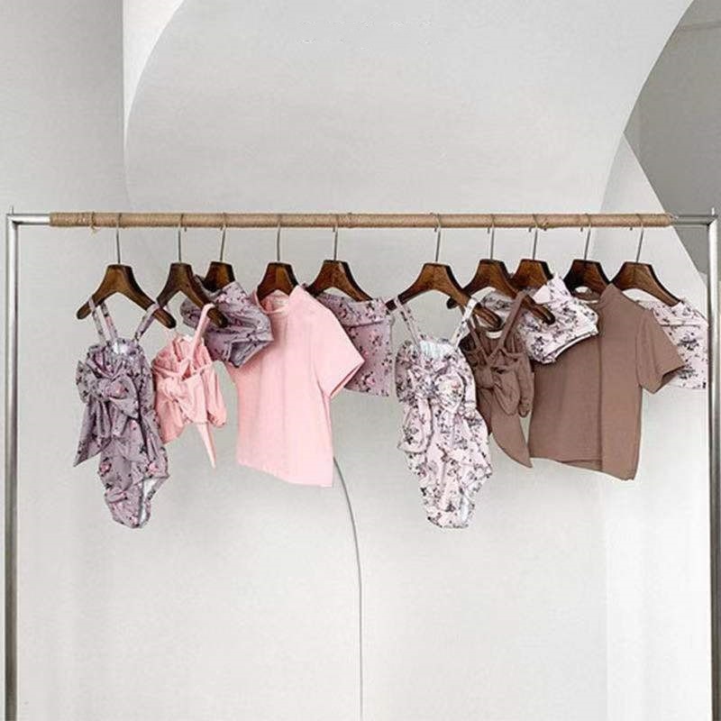 -ベビー 水着 セパレート ビキニ ワンピース フラワー リボン ラッシュガード スイムウェア【mh0000807】 - mamahalo shop - ベビー用水着 -  べビー服 - 子供服 - 男の子 - 女の子