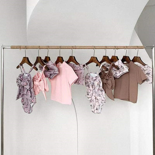 -ベビー 水着 セパレート ビキニ ワンピース フラワー リボン ラッシュガード スイムウェア【mh0000807】 - mamahalo shop - ベビー用水着 -  べビー服 - 子供服 - 男の子 - 女の子