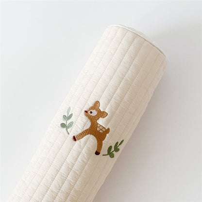 -ベビーガード ベビーベッドバンパー ピロー クッション アニマル 刺繍 - mamahalo shop - ベビー寝具 -  べビー服 - 子供服 - 男の子 - 女の子