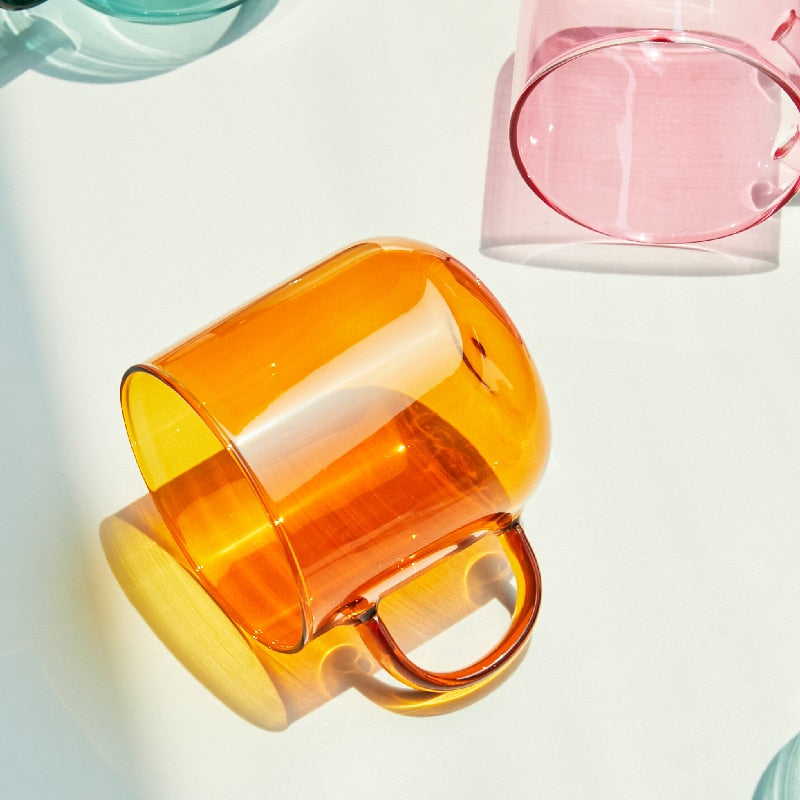 -耐熱 ガラス コーヒー グラス カップ マグ コップ 食器 - mamahalo shop - コップ・グラス・マグ -  べビー服 - 子供服 - 男の子 - 女の子