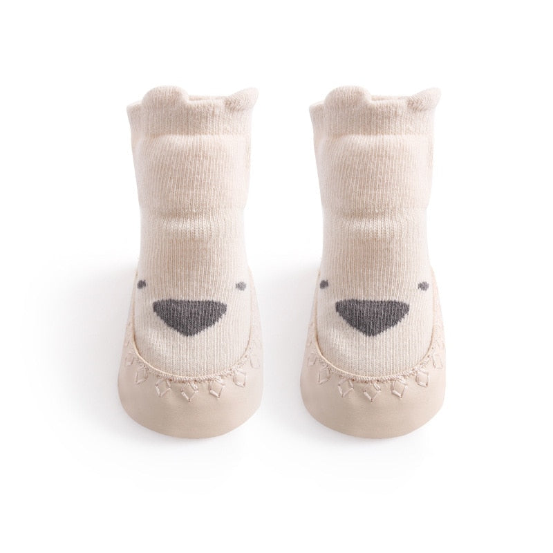 -ベビー アニマル 動物 ルームシューズ ソックス 靴下 ファーストシューズ 室内ばき - mamahalo shop - ベビー用靴下・タイツ -  べビー服 - 子供服 - 男の子 - 女の子