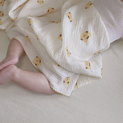 -ベビー キッズ ダブルガーゼ サマー ブランケット 枕 ピロー【mh0001447】 - mamahalo shop - ベビー寝具 -  べビー服 - 子供服 - 男の子 - 女の子