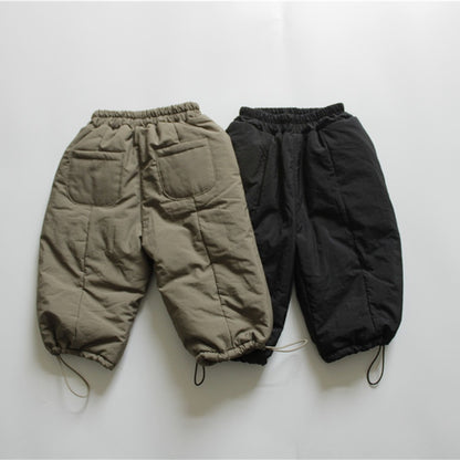 -キッズ 裾絞りパンツ アウター パンツ - mamahalo shop - ロングパンツ・スウェットパンツ -  べビー服 - 子供服 - 男の子 - 女の子