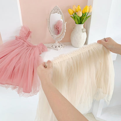 -キッズ チュチュ チュール バタフライ 蝶 プリンセス ノースリーブ ドレス ワンピース - mamahalo shop - ノースリーブワンピース -  べビー服 - 子供服 - 男の子 - 女の子