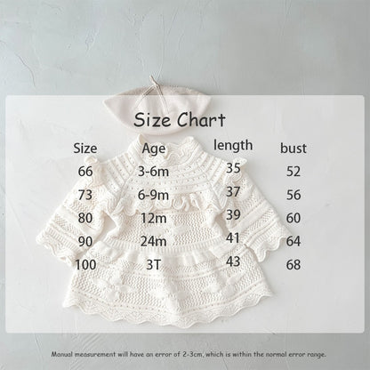 -☺︎ ベビー レースニット セーター ロンパース ワンピース - mamahalo shop - 長袖ワンピース -  べビー服 - 子供服 - 男の子 - 女の子
