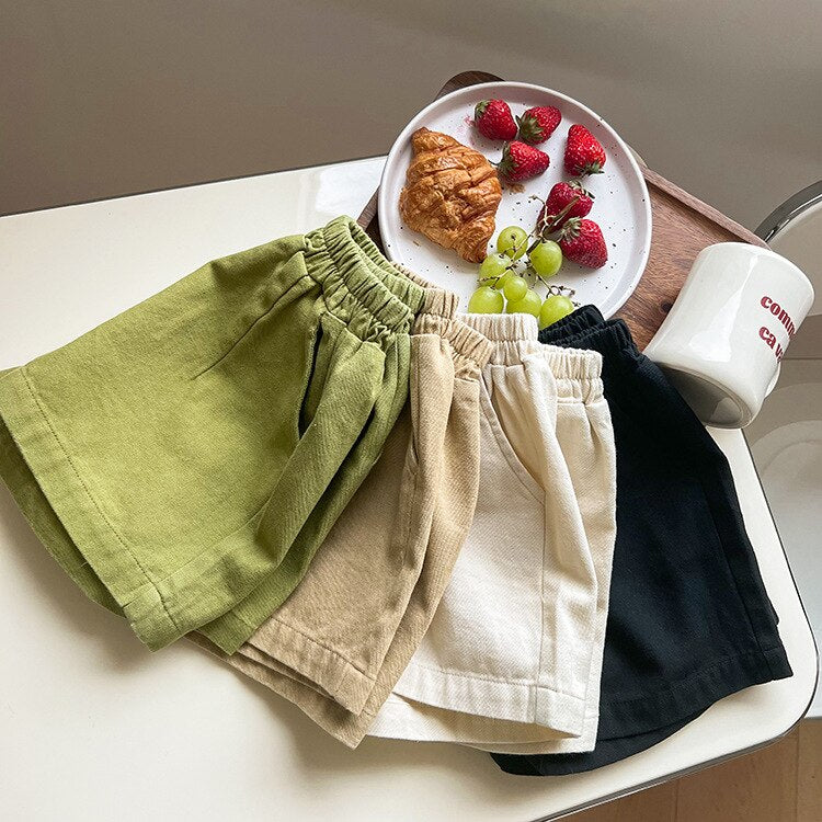 -キッズ ルーズ ショートパンツ - mamahalo shop - ハーフパンツ・ショートパンツ -  べビー服 - 子供服 - 男の子 - 女の子