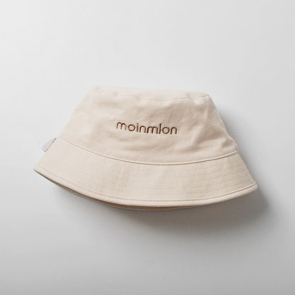 -ベビー キッズ レターロゴ 刺繍 バケットハット 帽子 - mamahalo shop - ベビー用帽子 -  べビー服 - 子供服 - 男の子 - 女の子