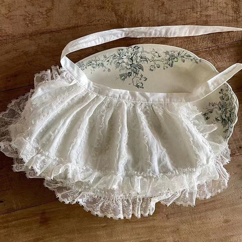 -ベビー レース フリル エプロン【mh0001531】 - mamahalo shop - ベビーキッズその他アクセサリー -  べビー服 - 子供服 - 男の子 - 女の子