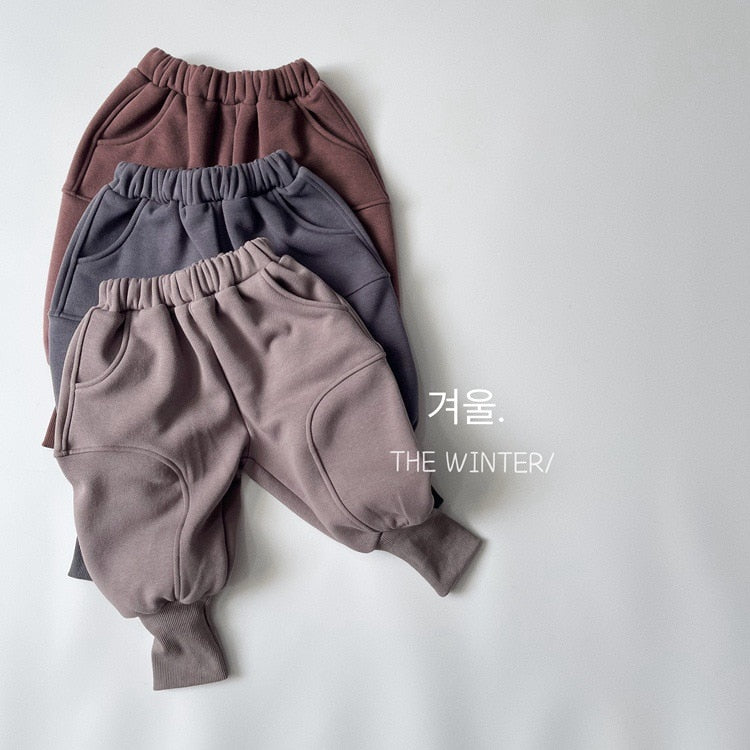 -キッズ 裏フリース スウェット Vネック トレーナー パンツ【mh0001056】 - mamahalo shop - トレーナー・フーディ -  べビー服 - 子供服 - 男の子 - 女の子