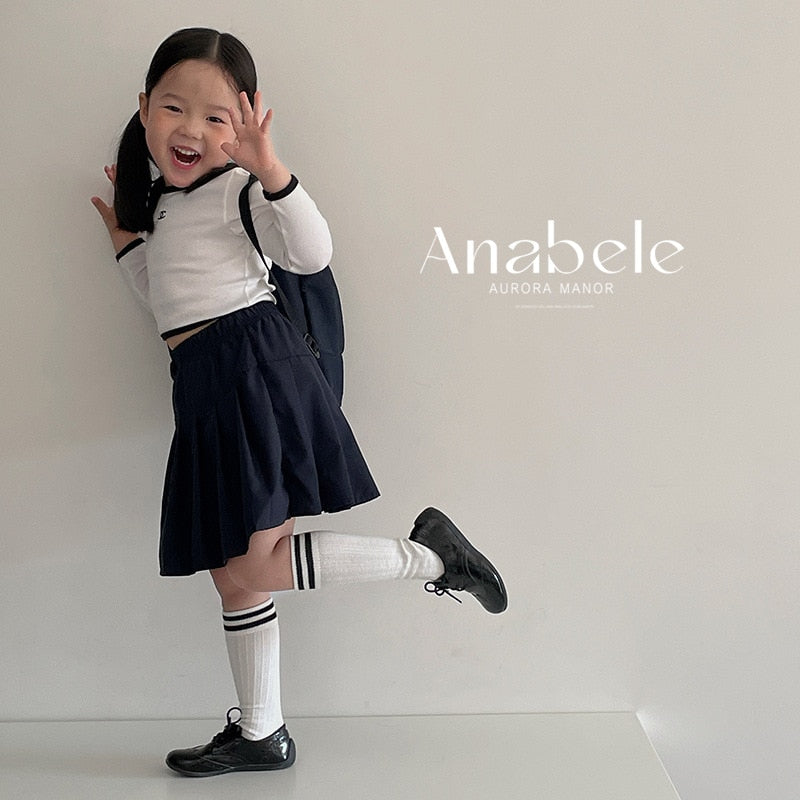 -#ベビー キッズ ライン メッシュ スクール ハイソックス 靴下 3足セット - mamahalo shop - ベビー用靴下・タイツ -  べビー服 - 子供服 - 男の子 - 女の子