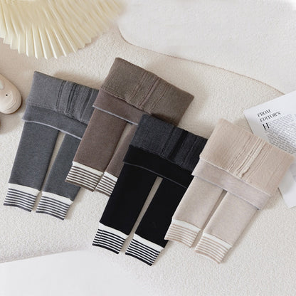 -ベビー 裏フリース 厚手 レギンス レギパン ボーダー 暖パン タイツ - mamahalo shop - ベビー用靴下・タイツ -  べビー服 - 子供服 - 男の子 - 女の子