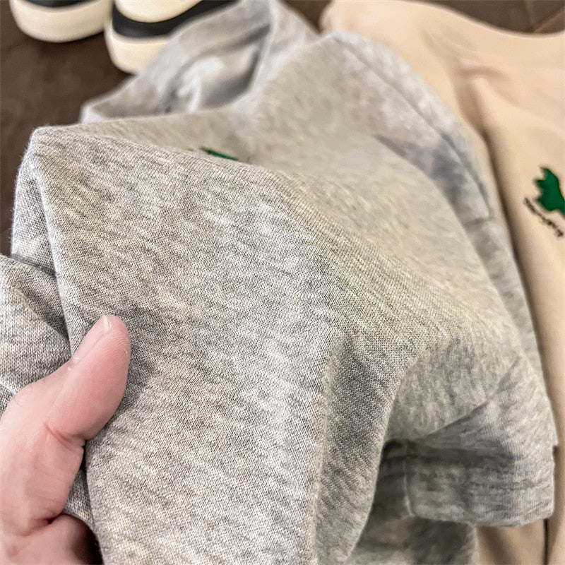 -キッズ ダイナソー 恐竜 ワンポイント セットアップ 半袖 Tシャツ ハーフパンツ【mh0000881】 - mamahalo shop - 半袖セットアップ -  べビー服 - 子供服 - 男の子 - 女の子