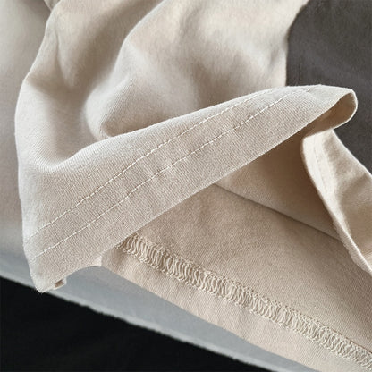 -キッズ まる サークル パッチワーク 半袖 ルーズ Tシャツ - mamahalo shop - 半袖Tシャツ -  べビー服 - 子供服 - 男の子 - 女の子