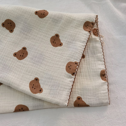 -ベビー キッズ ダブルガーゼ サマー ブランケット 枕 ピロー【mh0001447】 - mamahalo shop - ベビー寝具 -  べビー服 - 子供服 - 男の子 - 女の子