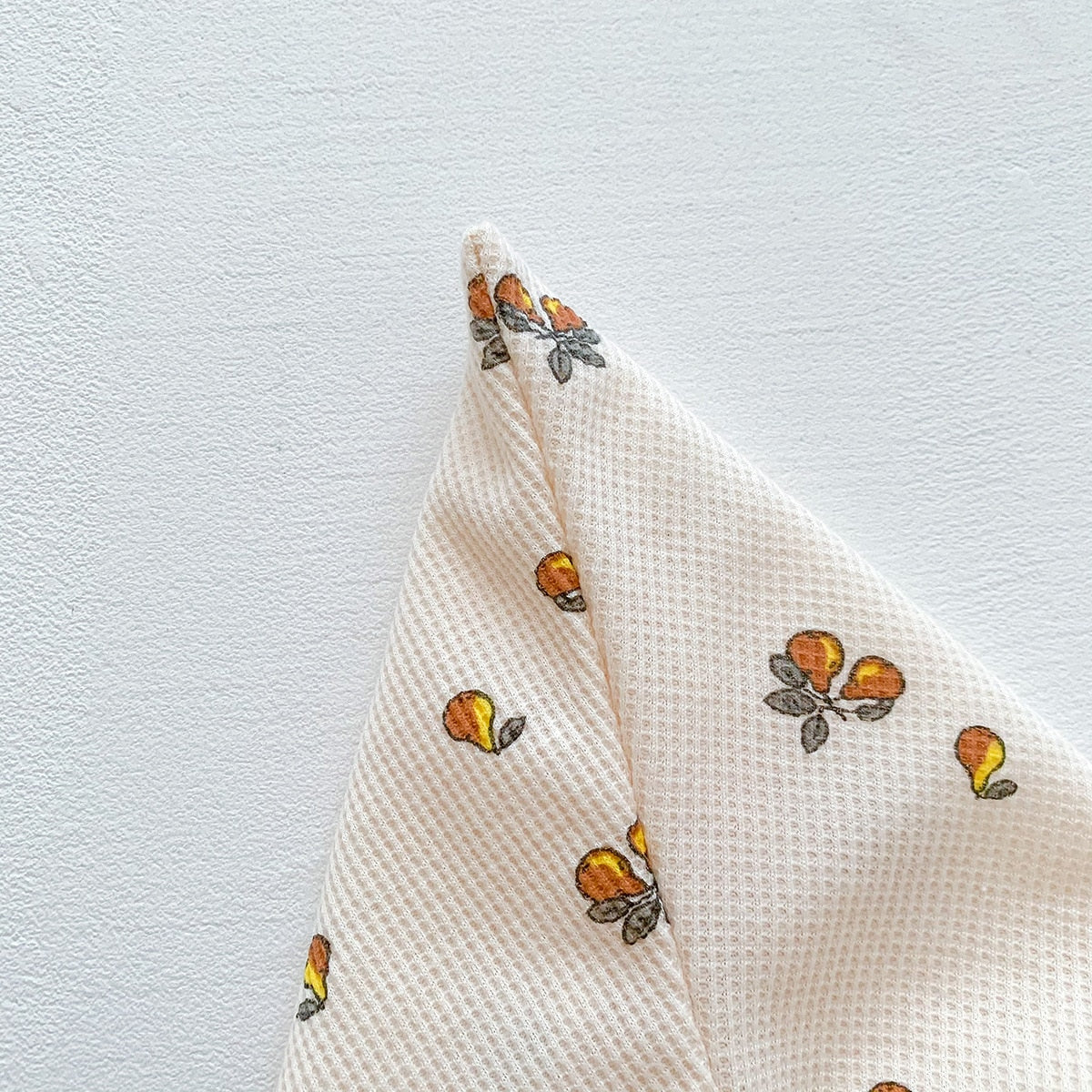 -ベビー ワッフル プリント ボンネット 帽子 フラワー 車 くるま 恐竜 ダイナソー - mamahalo shop - ベビー用帽子 -  べビー服 - 子供服 - 男の子 - 女の子