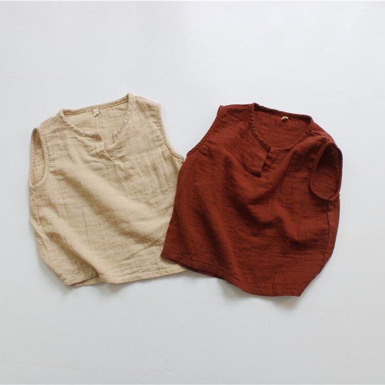 -キッズ ノースリーブ タンクトップ シャツ トップス【mh0000830】 - mamahalo shop - タンクトップ・キャミソール・ノースリーブトップス -  べビー服 - 子供服 - 男の子 - 女の子