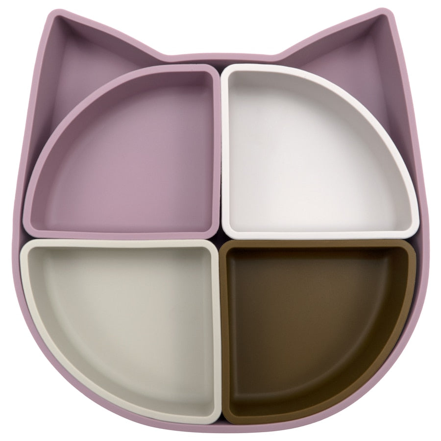 -# ベビー アニマル ディッシュ プレート 食器 キッズ スプーン 仕切り【mh0001125】 - mamahalo shop - ベビーキッズ食器 -  べビー服 - 子供服 - 男の子 - 女の子