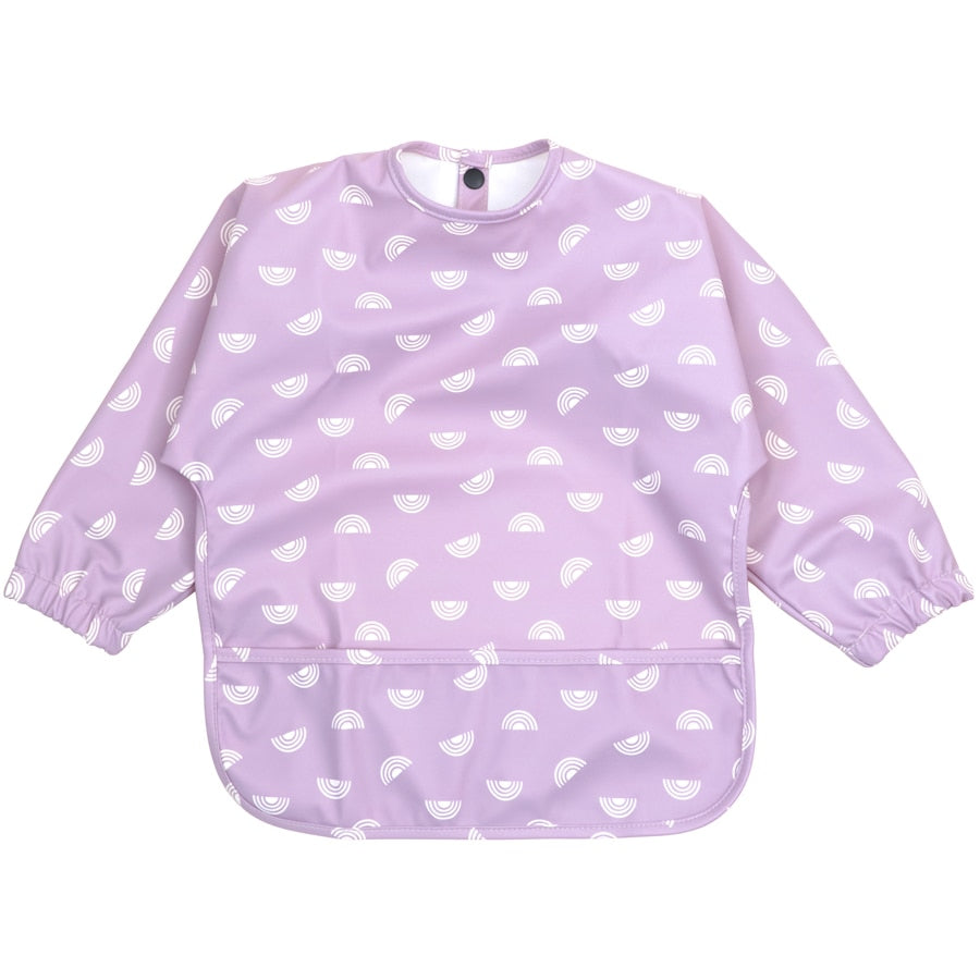 -防水 ベビー ビブ 子供用 長袖 スモック エプロン ポケット付き - mamahalo shop - お食事エプロン -  べビー服 - 子供服 - 男の子 - 女の子