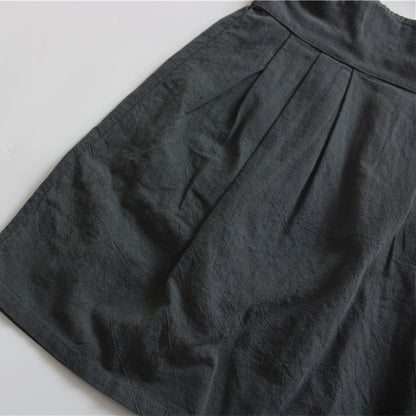 -キッズ コットンリネン キャミソール サスペンダー ドレス ワンピース - mamahalo shop - ノースリーブワンピース -  べビー服 - 子供服 - 男の子 - 女の子