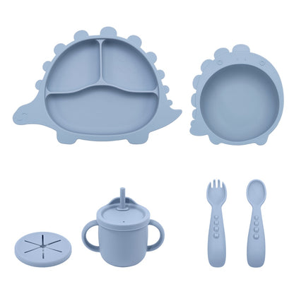 -# セット ベビー シリコン 食器 プレート スプーン 吸盤 ボウル フォーク 恐竜 ストロー カップ【mh0001502】 - mamahalo shop - ベビーキッズ食器 -  べビー服 - 子供服 - 男の子 - 女の子