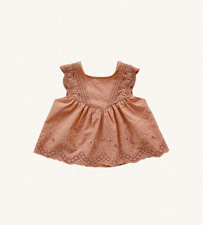 -キッズ レース 透け感 ノースリーブ ブラウス トップス フリル ショートパンツ - mamahalo shop - ハーフパンツ・ショートパンツ -  べビー服 - 子供服 - 男の子 - 女の子