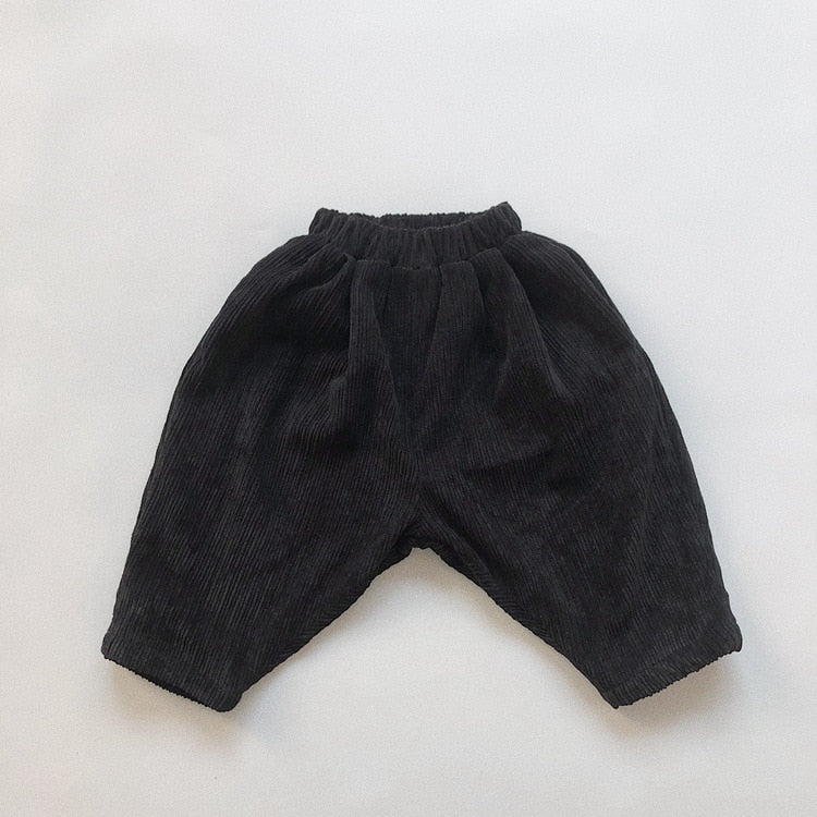 -キッズ コーデュロイ 裏フリース パンツ 暖パン - mamahalo shop - ロングパンツ・スウェットパンツ -  べビー服 - 子供服 - 男の子 - 女の子