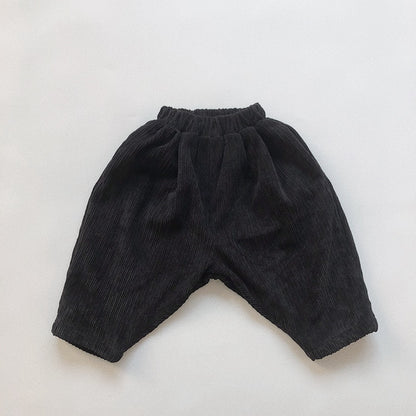 -キッズ コーデュロイ 裏フリース パンツ 暖パン - mamahalo shop - ロングパンツ・スウェットパンツ -  べビー服 - 子供服 - 男の子 - 女の子