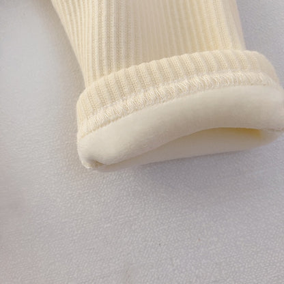 -ベビー 裏起毛 リブ レギンス パンツ【mh0001488】 - mamahalo shop - レギンスパンツ -  べビー服 - 子供服 - 男の子 - 女の子