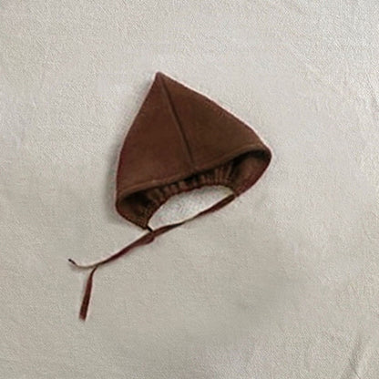 -ベビー トナカイ 裏フリース 長袖 ロンパース とんがり 帽子【mh0001176】 - mamahalo shop - 長袖ロンパース -  べビー服 - 子供服 - 男の子 - 女の子