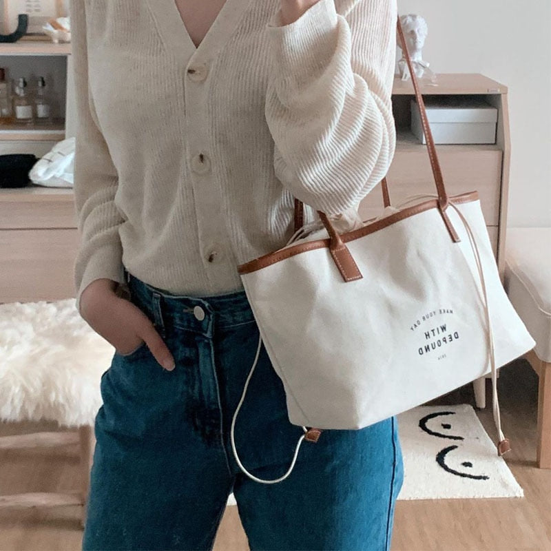 -キャンバス 巾着 トートバッグ ママバッグ 鞄 - mamahalo shop - マザーズバッグ -  べビー服 - 子供服 - 男の子 - 女の子