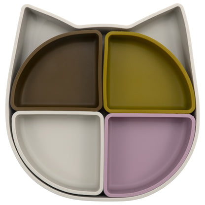 -# ベビー アニマル ディッシュ プレート 食器 キッズ スプーン 仕切り【mh0001125】 - mamahalo shop - ベビーキッズ食器 -  べビー服 - 子供服 - 男の子 - 女の子