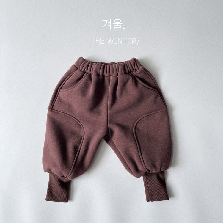 -キッズ 裏フリース スウェット Vネック トレーナー パンツ【mh0001056】 - mamahalo shop - トレーナー・フーディ -  べビー服 - 子供服 - 男の子 - 女の子