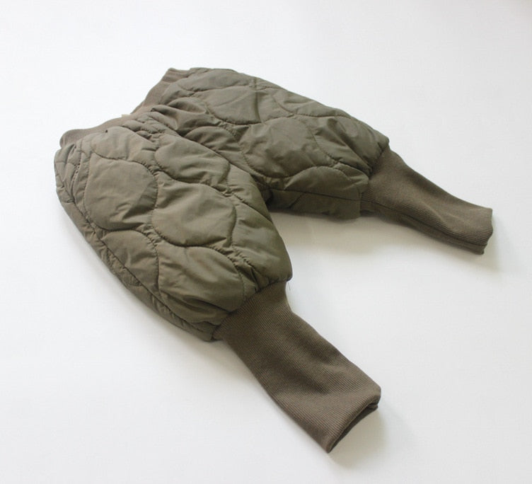 -キッズ キルティング 裏フリース スウェット ベスト パンツ - mamahalo shop - ベスト -  べビー服 - 子供服 - 男の子 - 女の子