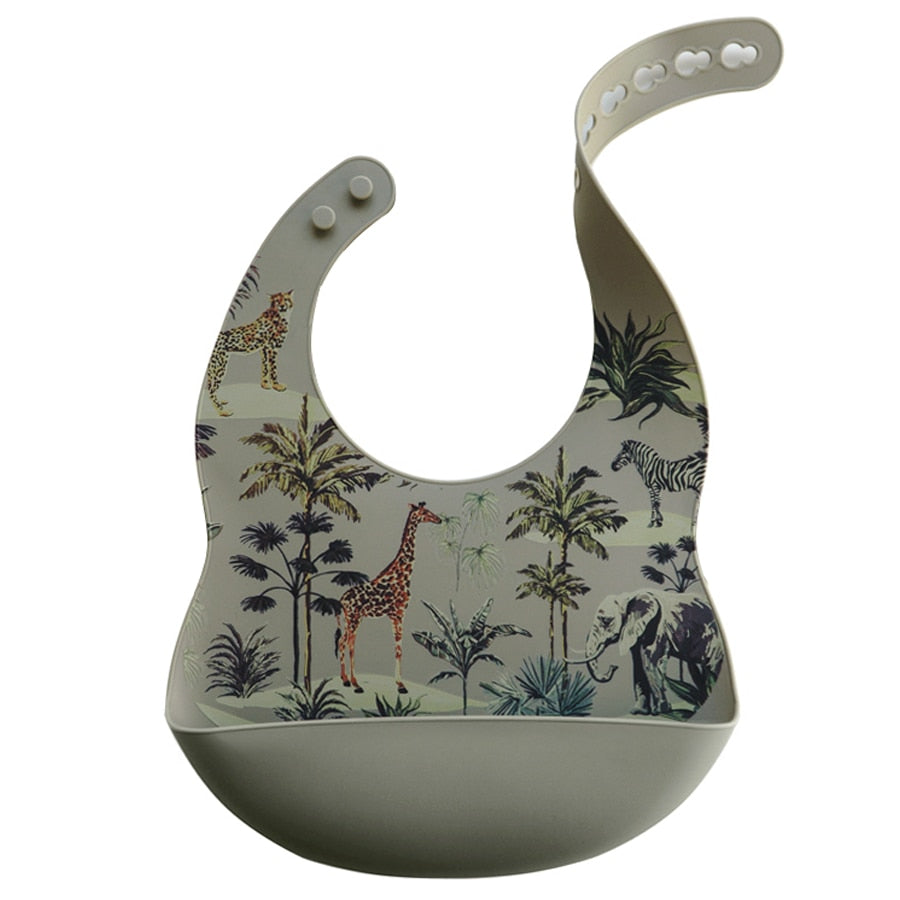 -# ベビー シリコン よだれかけ スタイ ビブ エプロン【mh0001124】 - mamahalo shop - お食事エプロン -  べビー服 - 子供服 - 男の子 - 女の子