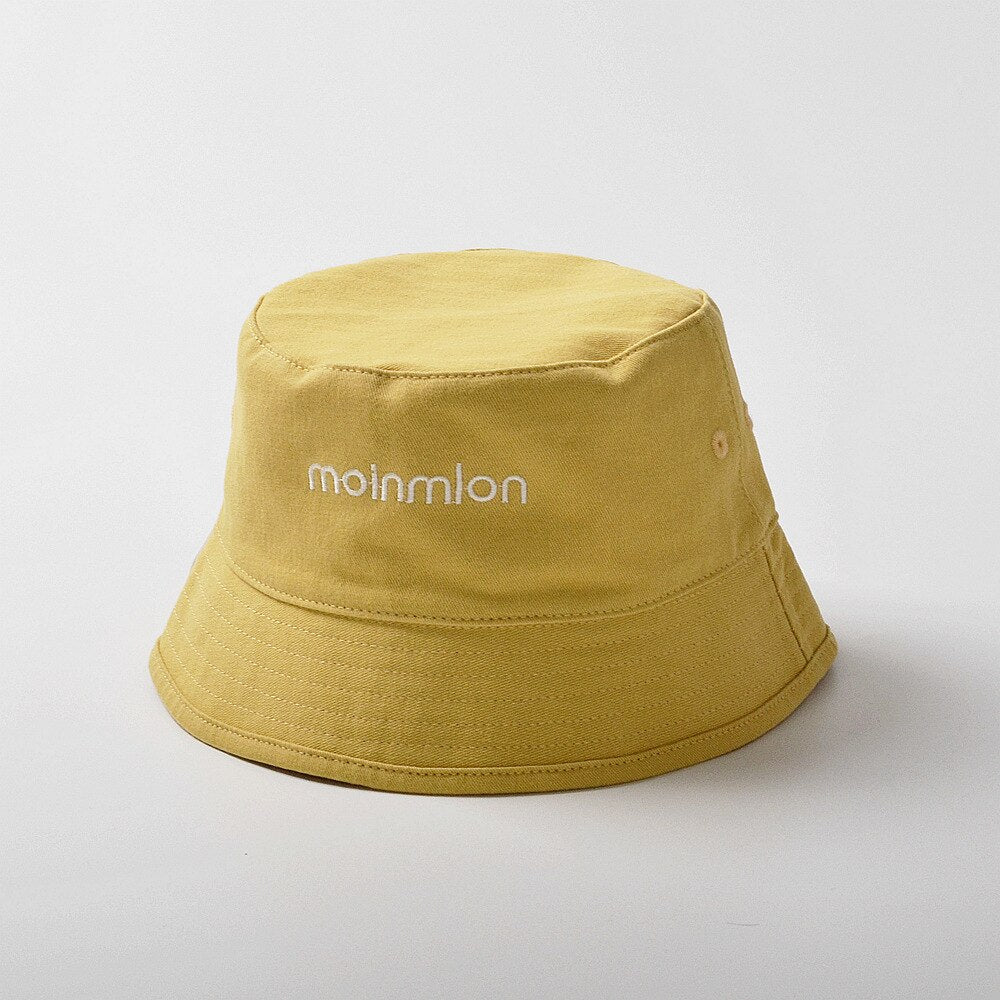 -ベビー キッズ レターロゴ 刺繍 バケットハット 帽子 - mamahalo shop - ベビー用帽子 -  べビー服 - 子供服 - 男の子 - 女の子
