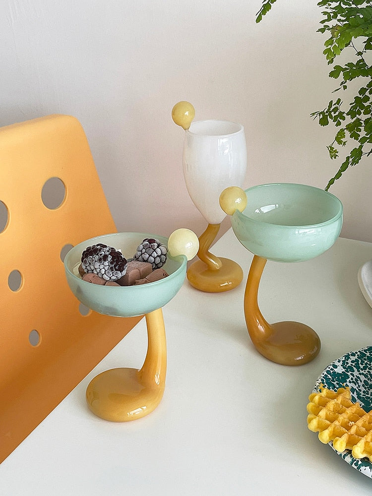 -# ガラス ボウル カップ フルーツ ティー カップ デザート コップ 器 食器 グラス【mh0000905】 - mamahalo shop - プレート・お皿・ボウル -  べビー服 - 子供服 - 男の子 - 女の子