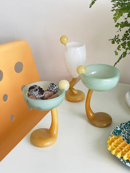 -# ガラス ボウル カップ フルーツ ティー カップ デザート コップ 器 食器 グラス【mh0000905】 - mamahalo shop - プレート・お皿・ボウル -  べビー服 - 子供服 - 男の子 - 女の子