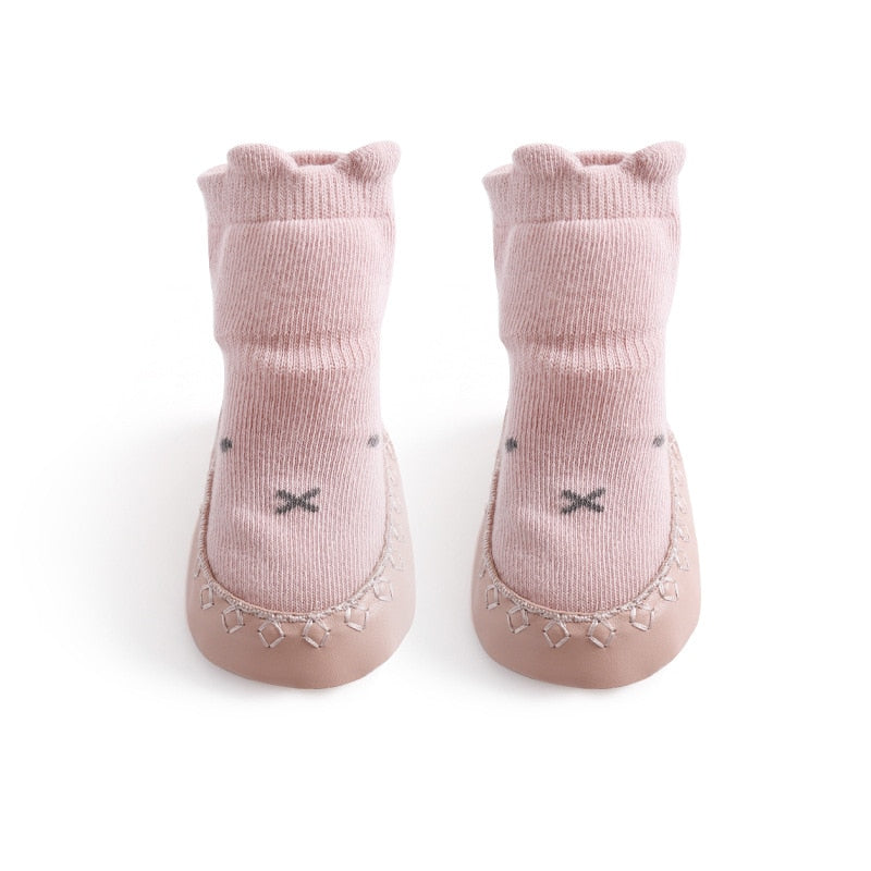 -ベビー アニマル 動物 ルームシューズ ソックス 靴下 ファーストシューズ 室内ばき - mamahalo shop - ベビー用靴下・タイツ -  べビー服 - 子供服 - 男の子 - 女の子