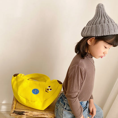 -キャンバス バナナ トートバッグ ショルダーバッグ 鞄 - mamahalo shop - マザーズバッグ -  べビー服 - 子供服 - 男の子 - 女の子