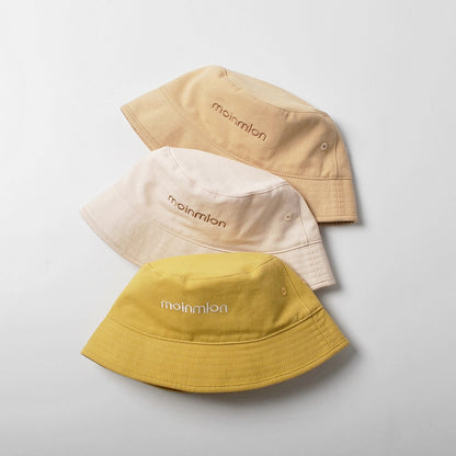 -ベビー キッズ レターロゴ 刺繍 バケットハット 帽子 - mamahalo shop - ベビー用帽子 -  べビー服 - 子供服 - 男の子 - 女の子