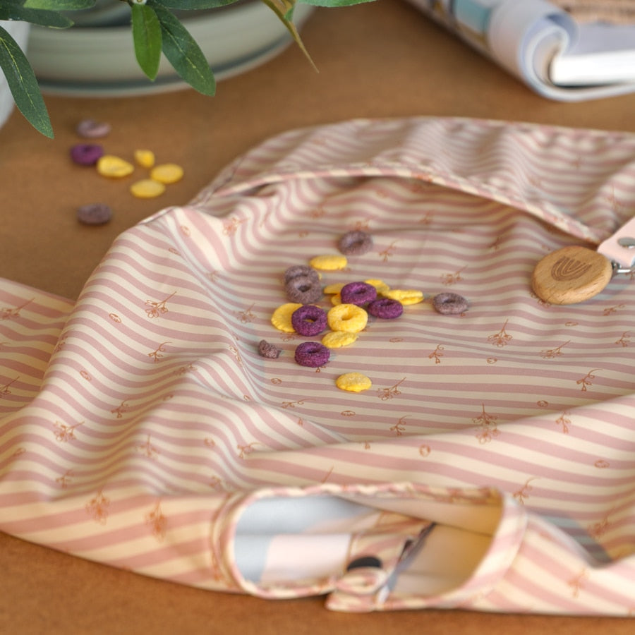 -防水 ベビー ビブ 子供用 長袖 スモック エプロン ポケット付き - mamahalo shop - お食事エプロン -  べビー服 - 子供服 - 男の子 - 女の子